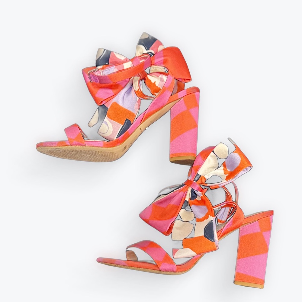 Gianni Bini Multicolor Patterned Heels - Picture 6 of 11